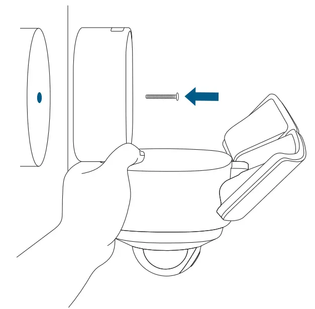 eufy T8423 Security Floodlight Cam 2 Pro - button1