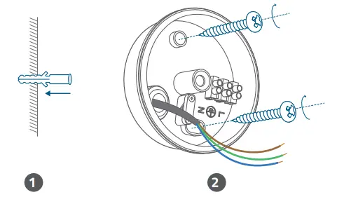 eufy T8423 Security Floodlight Cam 2 Pro - drill holes 1