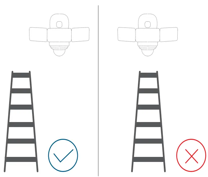 eufy T8423 Security Floodlight Cam 2 Pro - ladder