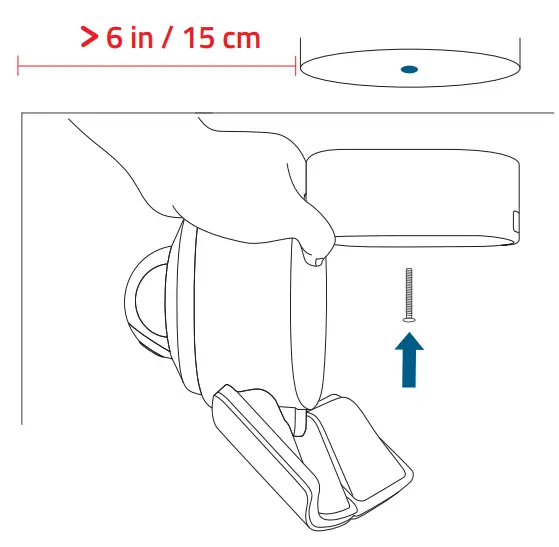 eufy T8423 Security Floodlight Cam 2 Pro - screw