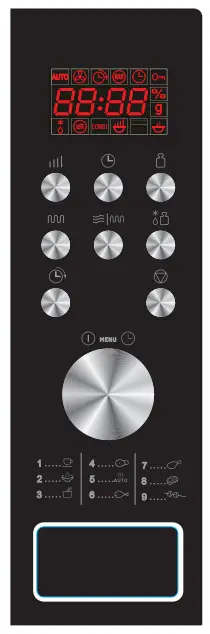 PREMIERE 331703 Built In Microwave - Control Panel2