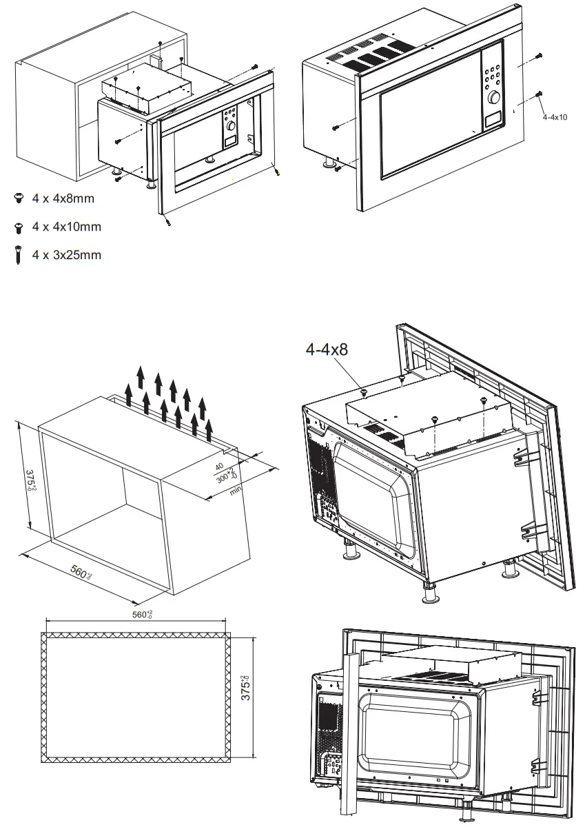 PREMIERE 331703 Built In Microwave - Control Panel3