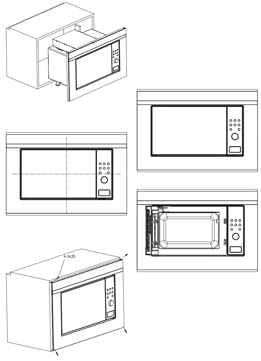 PREMIERE 331703 Built In Microwave - Control Panel4