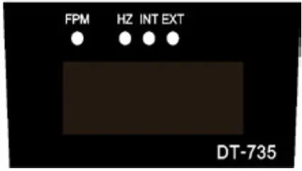 Nidec DT CHRG 735 Battery Powered Digital Stroboscope - FEATURES AND FUNCTIONS 1