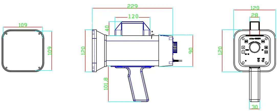 Nidec DT CHRG 735 Battery Powered Digital Stroboscope - OPERATION 4
