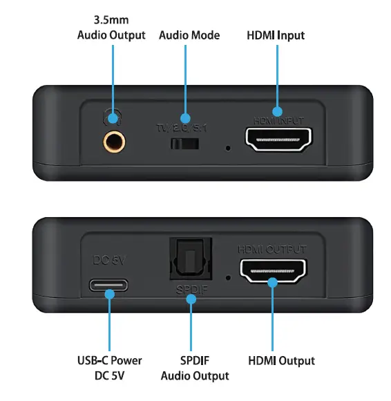 Simplecom CM423v2 HDMI Audio Extractor-fig-1
