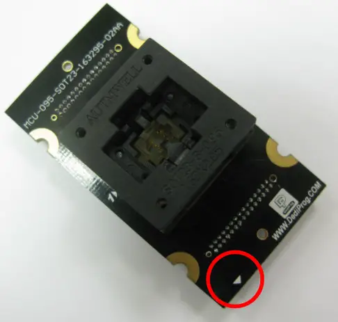 DediProg NS-UFS-BGA095115130-001O - Socket adaptor