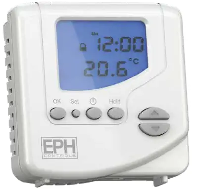 EPH CONTROLS CDTP2CDTP2 Room Thermostat Hardwired