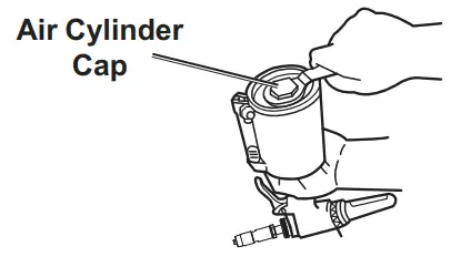 CHIEF 64518 Professional Air Hydraulic Riveter - Air Cylinder 1