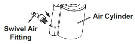 CHIEF 64518 Professional Air Hydraulic Riveter - Air Cylinder