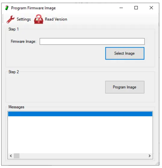Programming Firmware Image