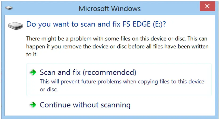 Disconnecting the v-Drive