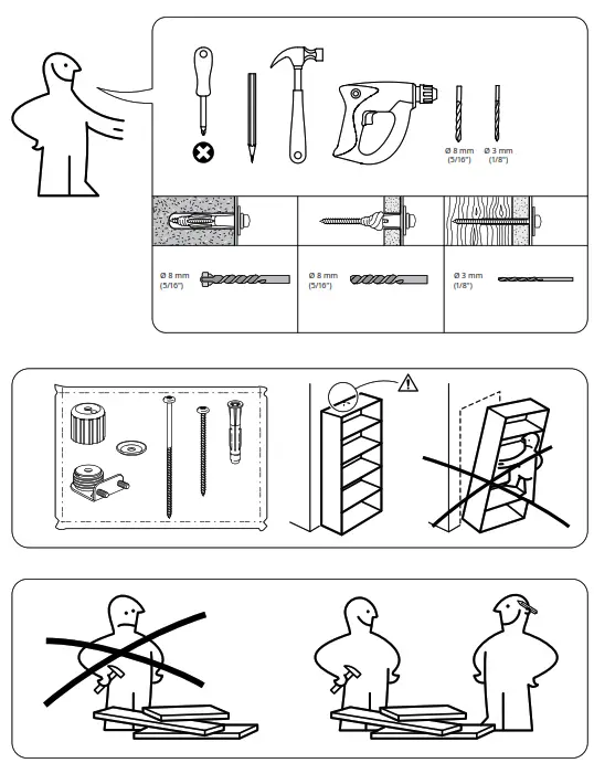 IKEA VIHALS Shelving Unit - Figure1