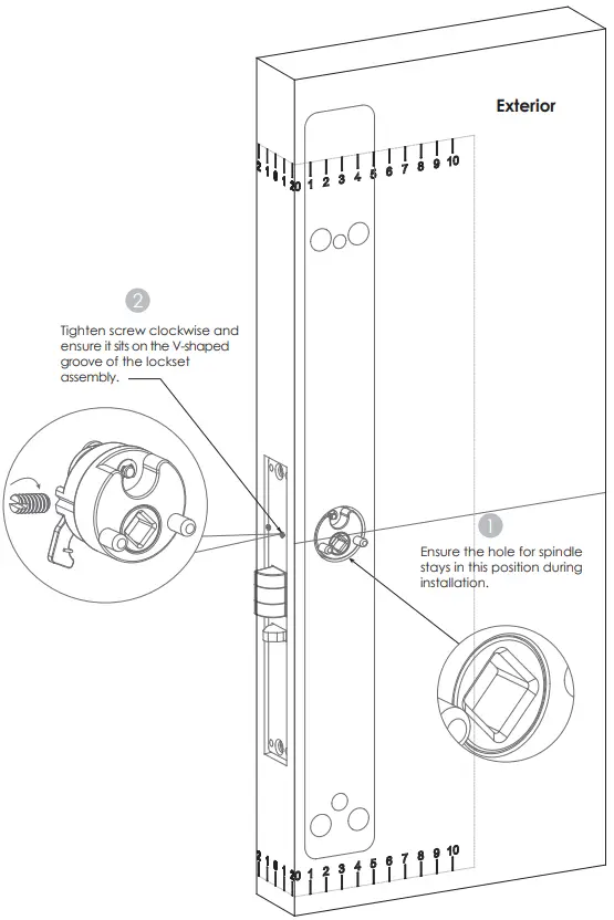 LOCKLY PGD238F GUARD Defender Biometric Electronic - LOCKSET 1