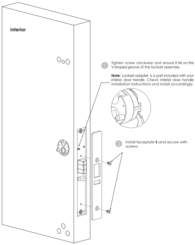 LOCKLY PGD238F GUARD Defender Biometric Electronic - LOCKSET 2