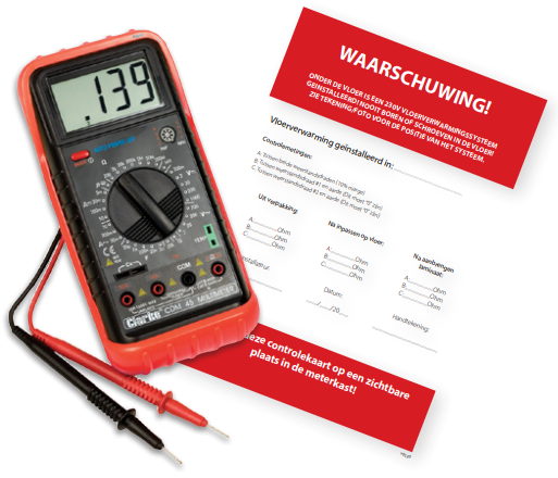 klima Electric Underwood Heating Mat - resistance values