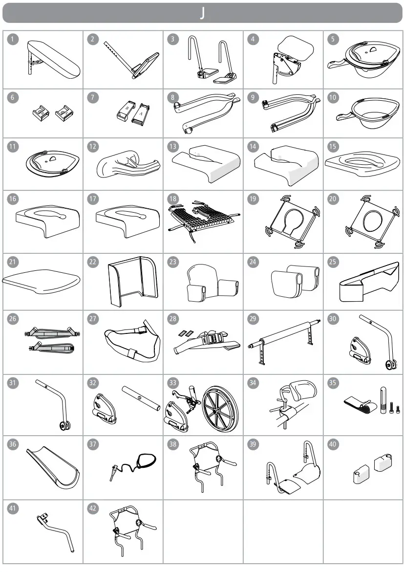 etac Swift Mobil-2 Shower Commode Chair - asembly 9