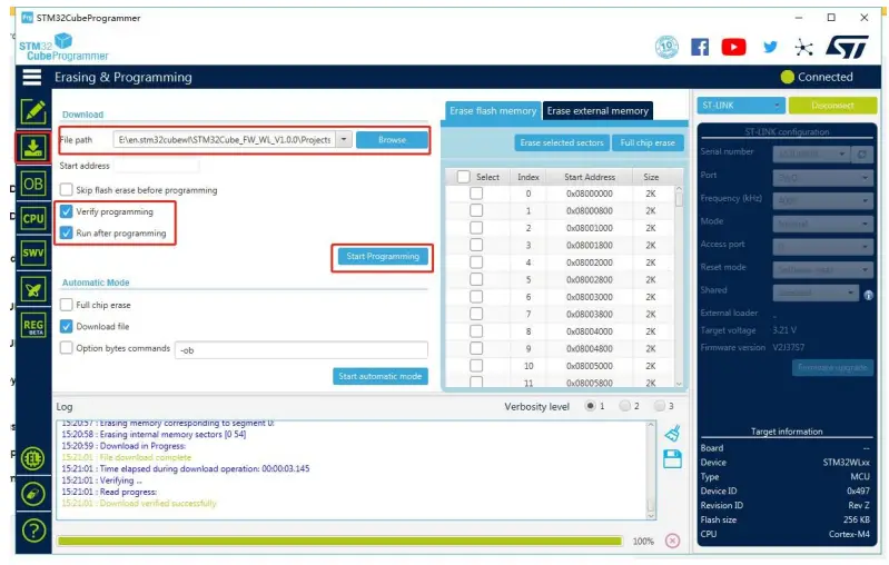 seeed studio Wio E5 CAN FD Development Kit - prgramming