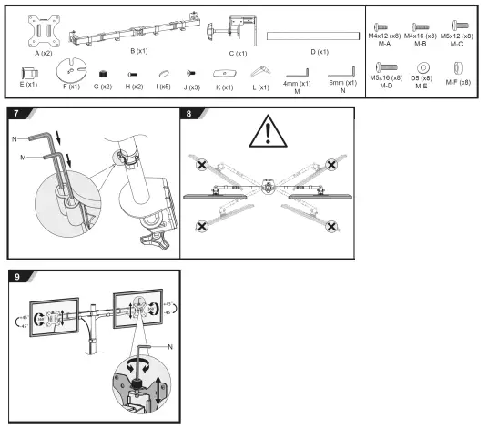 ACT-Connectivity-AC8302-Dual-Monitor-Arm-FIG-2