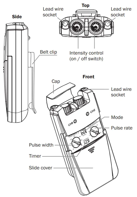proactive 715-420 Pulse TENS Electro-Stimulator - Fig 1