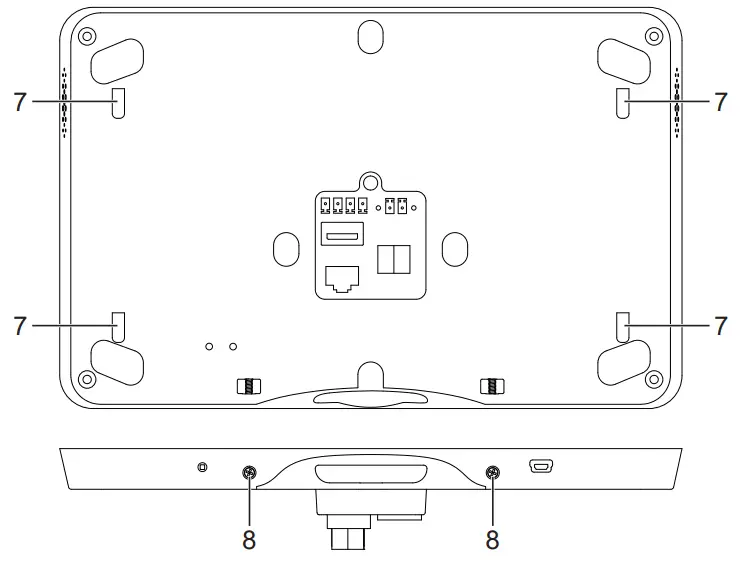 JUNG SP 0081 U Smart Panel - Mounting the Smart Panel 1