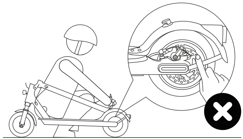 e-way E-5045FS Electric Scooter - Functions 10