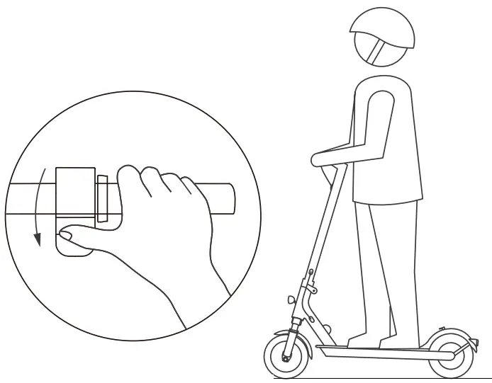 e-way E-5045FS Electric Scooter - Functions 2