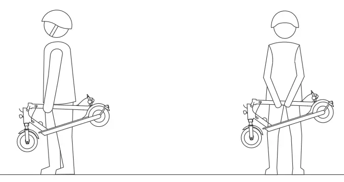 e-way E-5045FS Electric Scooter - carry