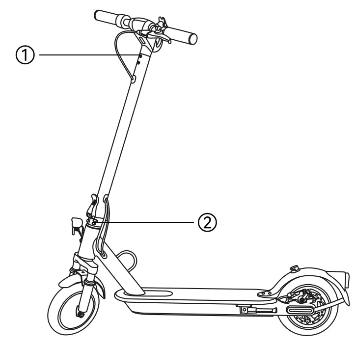 e-way E-5045FS Electric Scooter - handel 1