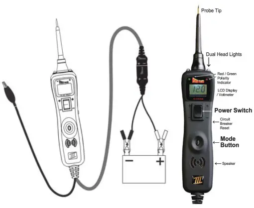 POWER PROBE PP3CSRED Circuit Tester - TURNING THE AUDIO