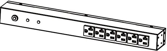 CyberPower RKBS15S2F8R Rackbar Surge 01