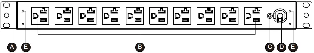 CyberPower RKBS15S2F8R Rackbar Surge 21