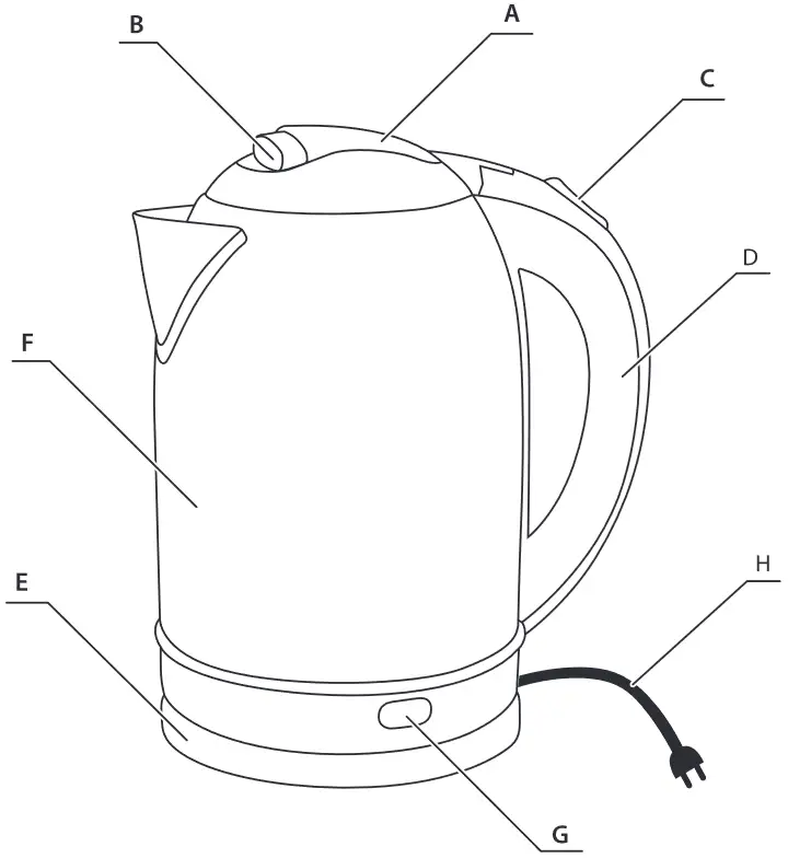 Atlanta ATH 2432 Electric Kettle - ELECTRIC KETTL