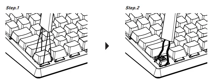 AZIO Cascade Wireless Backlit Mechanical Keyboard - fig7