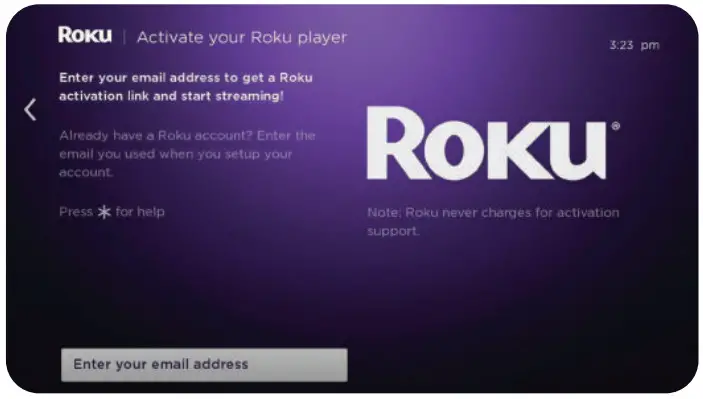 Roku Media Player Streaming Stick - Roku account1