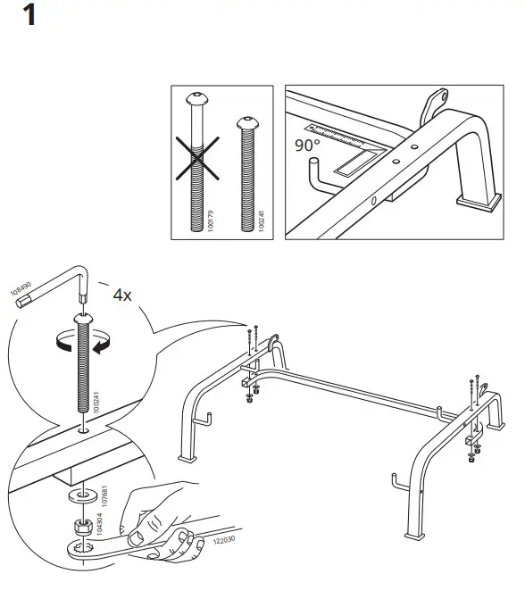 IKEA LYCKSELE 2-Seat Sofa Bed - fig 3