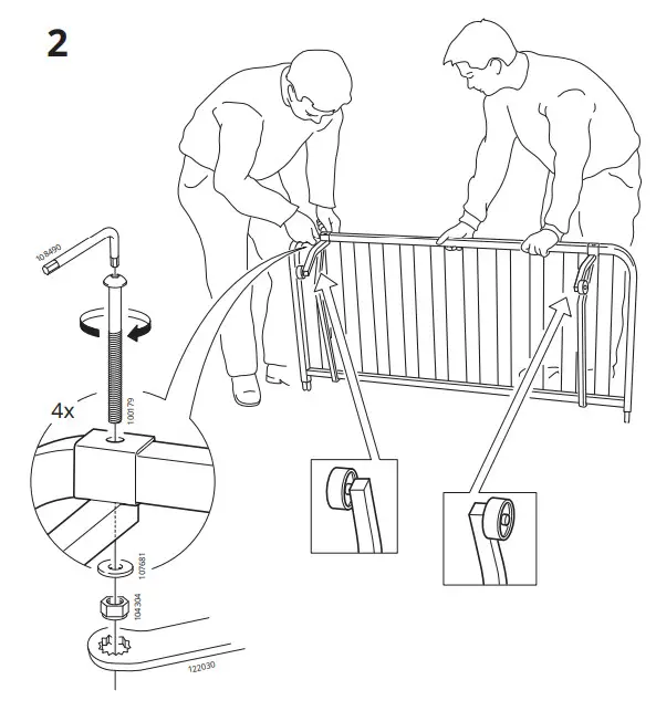 IKEA LYCKSELE 2-Seat Sofa Bed - fig 4