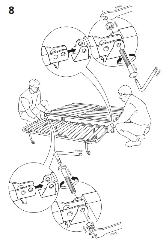 IKEA LYCKSELE 2-Seat Sofa Bed - fig 9