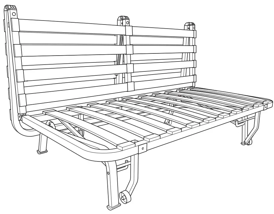 IKEA LYCKSELE 2-Seat Sofa Bed