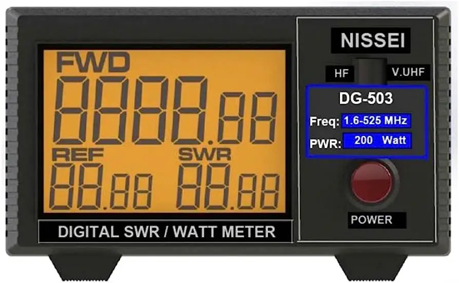 NISSEI DG-503 Digital SWR Watt Meter