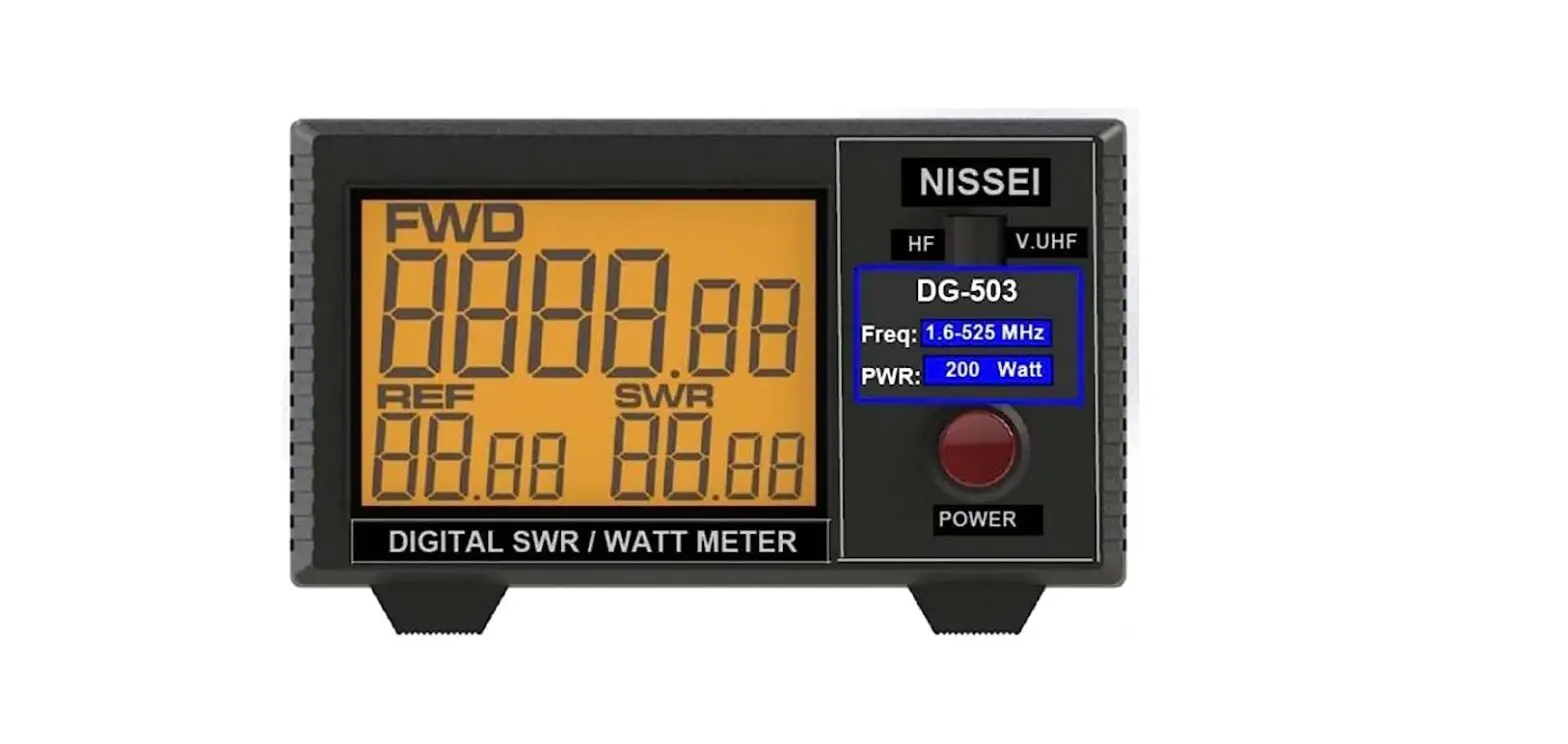 Nissei Dg-503 Digital Swr Watt Meter Instruction Manual