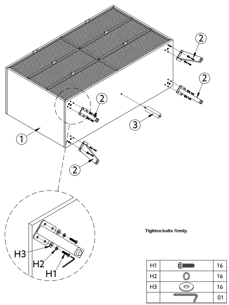 Powell 20R2000DR Cane Dresser - PART LIST1
