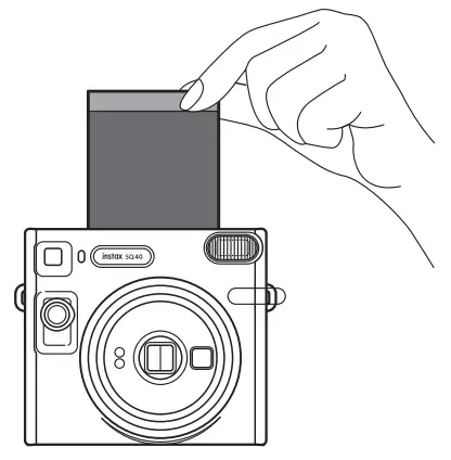 FUJIFILM SQ 40 Instant Camera - film out