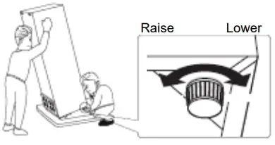 Procedure for adjusting