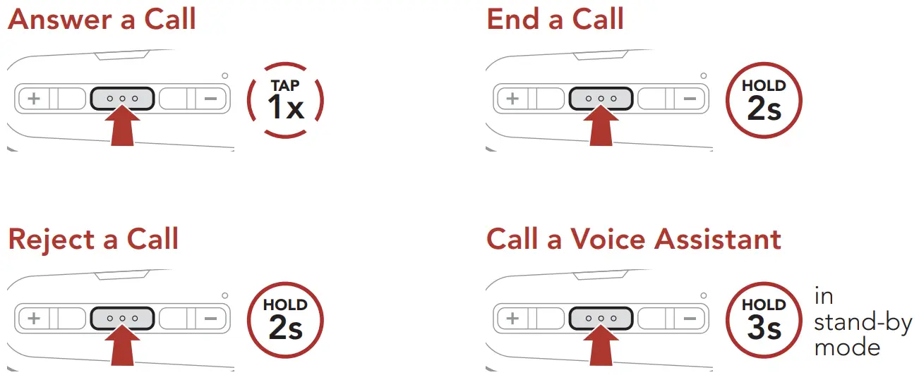 SENA Outride Bluetooth Helmet - Using the Phone