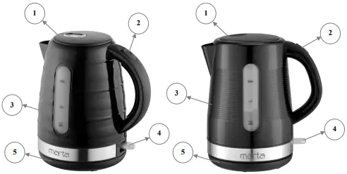 marta MT-4633 Electric Kettle A1