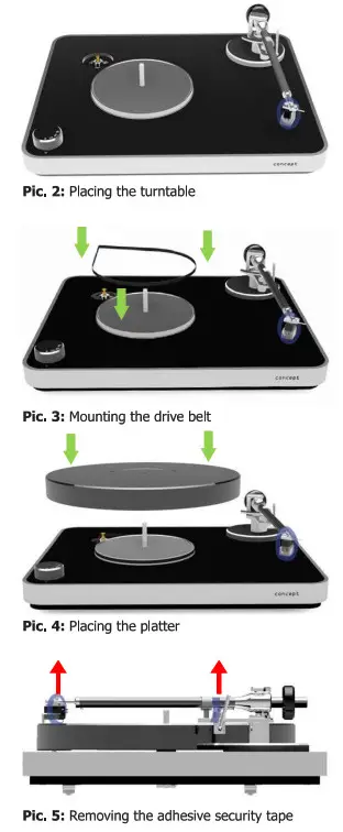 clearaudio Concept Air Turntable - fig 1