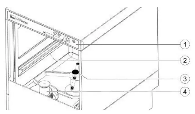 MEIKO UPster U 400 M2 Glass and Dishwasher - Exterior view 3