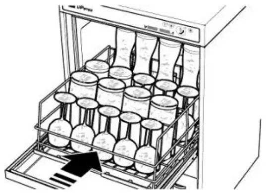 MEIKO UPster U 400 M2 Glass and Dishwasher - wash cycle 3