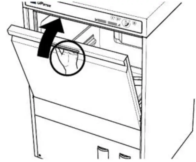 MEIKO UPster U 400 M2 Glass and Dishwasher - wash cycle 6